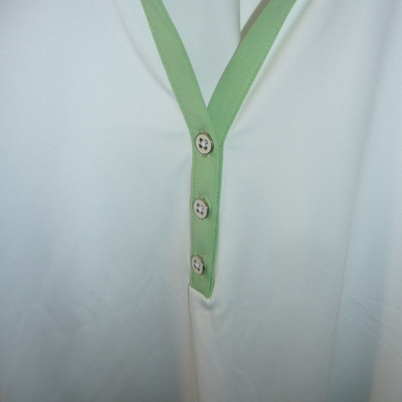 Women's LRG Izod Golf Shirt Soft Green - Picture 3 of 7